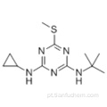 1,3,5-triazina-2,4-diamina, N2-ciclopropil-N4- (1,1-dimetiletil) -6- (metiltio) - CAS 28159-98-0